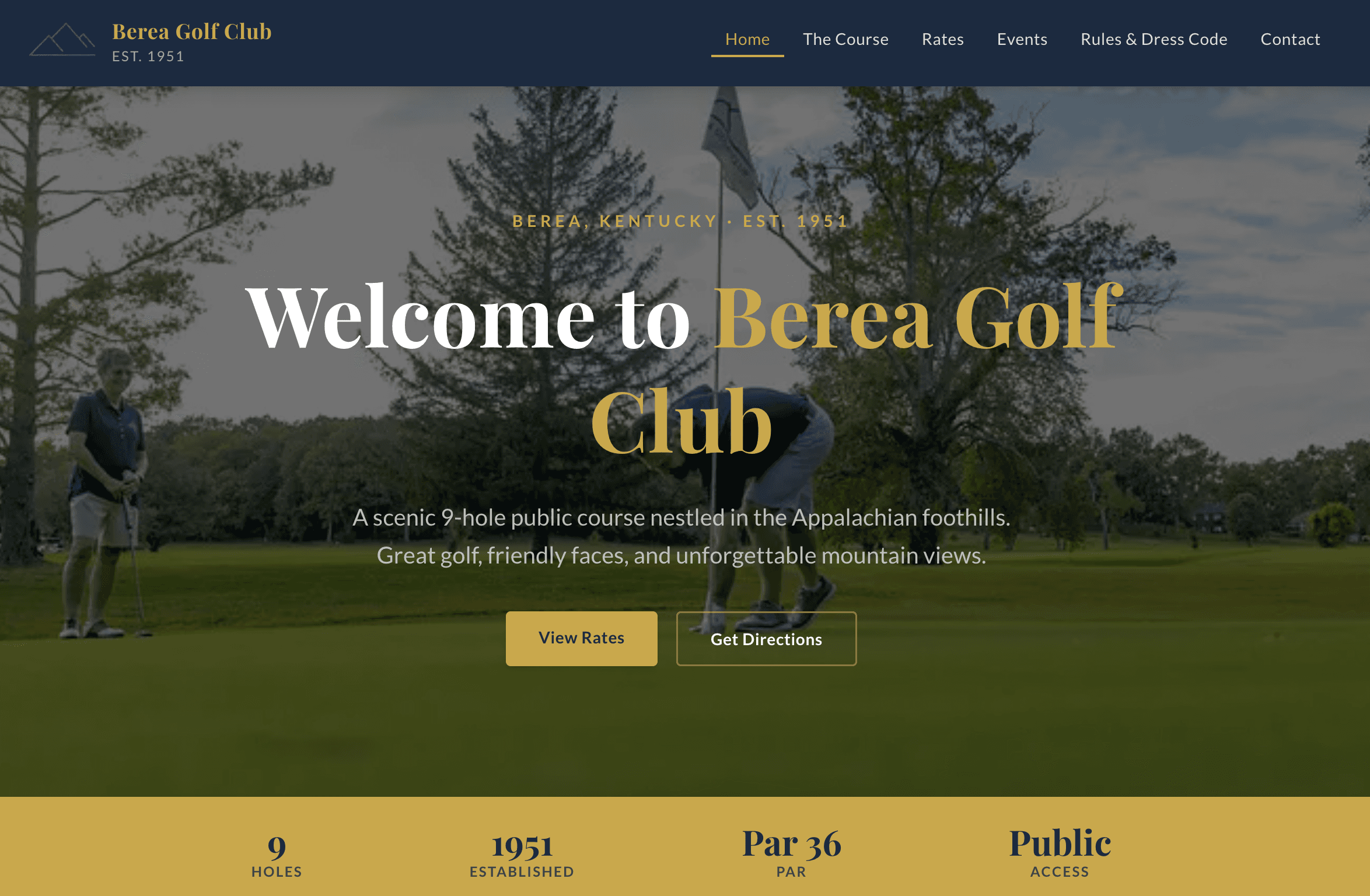 Berea Golf Club project preview