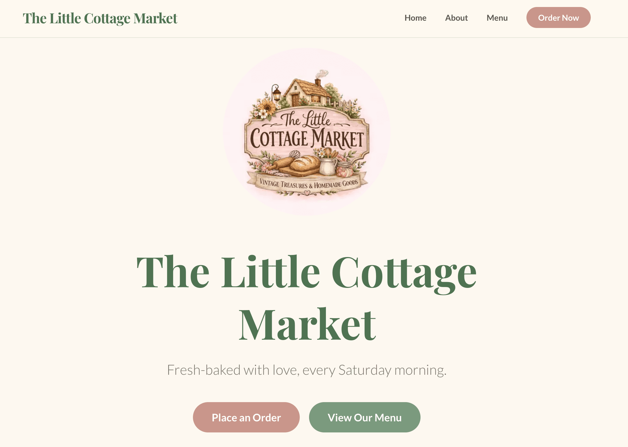The Little Cottage Market project preview