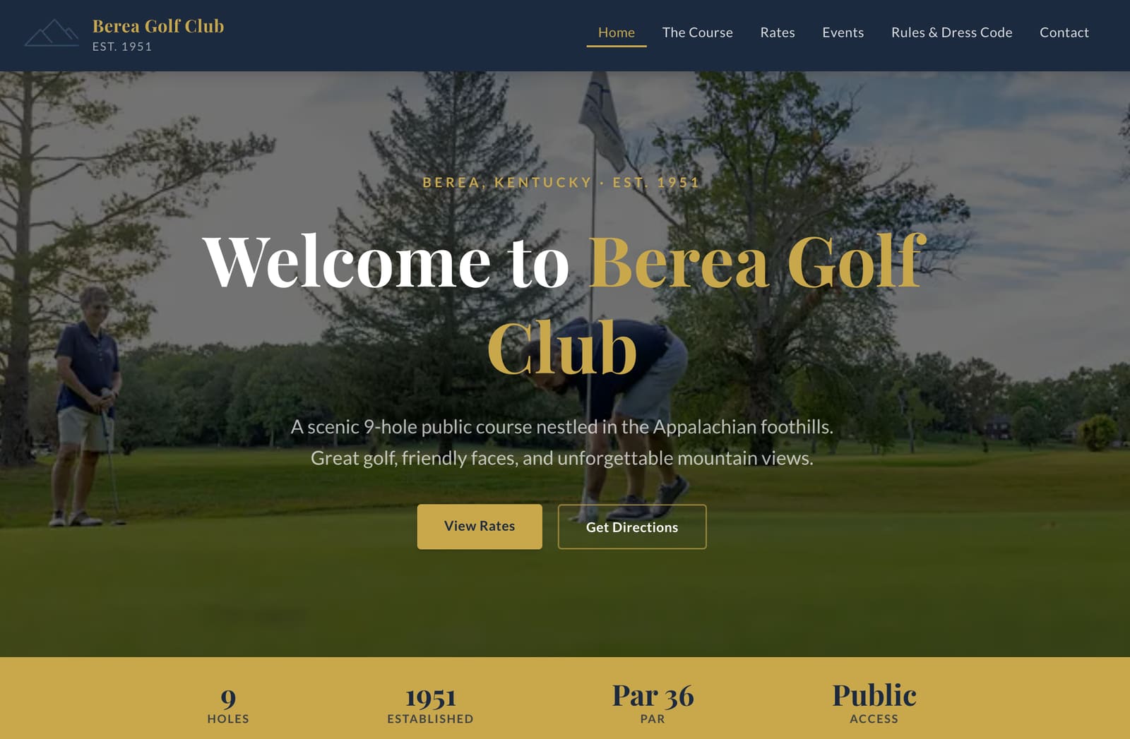 Berea Golf Club project preview