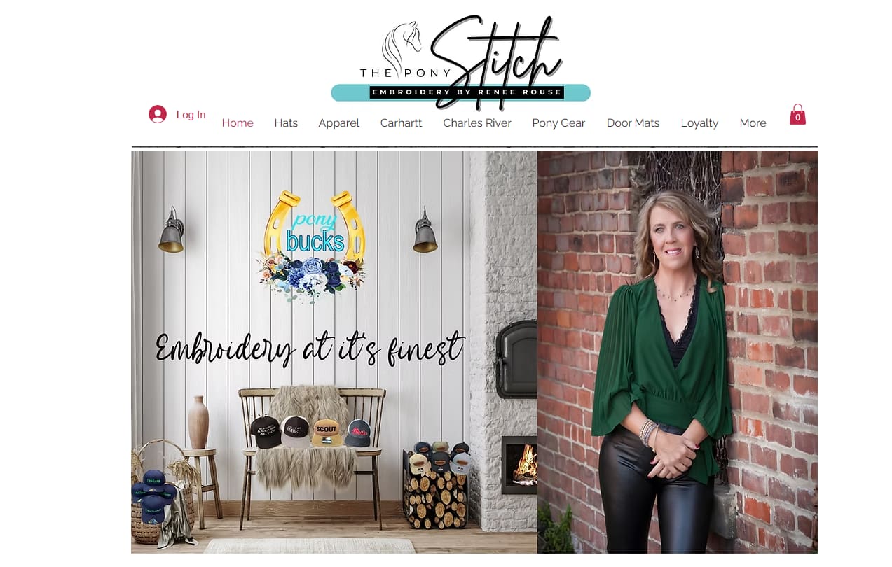 The Pony Stitch website preview